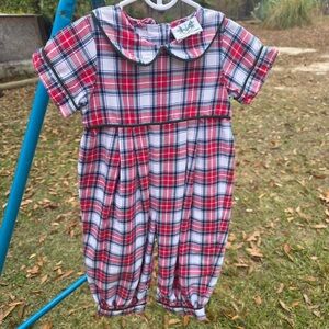 Plaid Kids One Piece Bodysuit